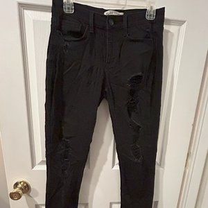 Mudd Distressed Black Skinny Jeans - Juniors - Size 7